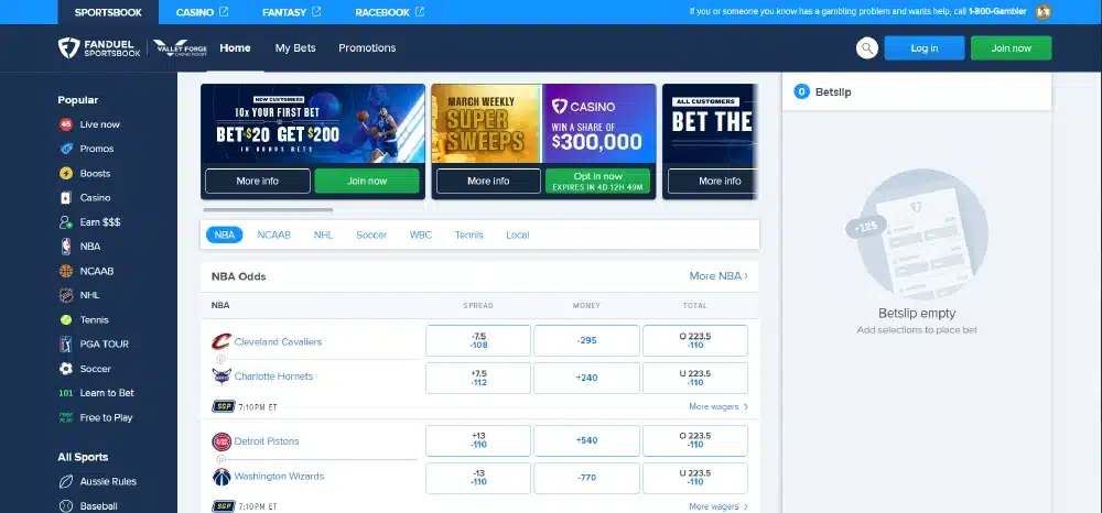 FANDUEL Sportsbook Pennsylvania 